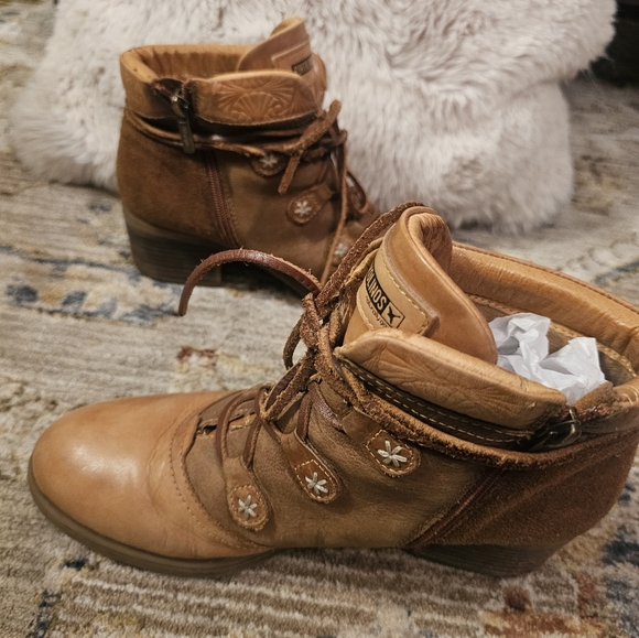 Pikolinos Women's Lyon W6N-8517 Ankle Boot Brandy sz 39 or 8.5 - Picture 4 of 11